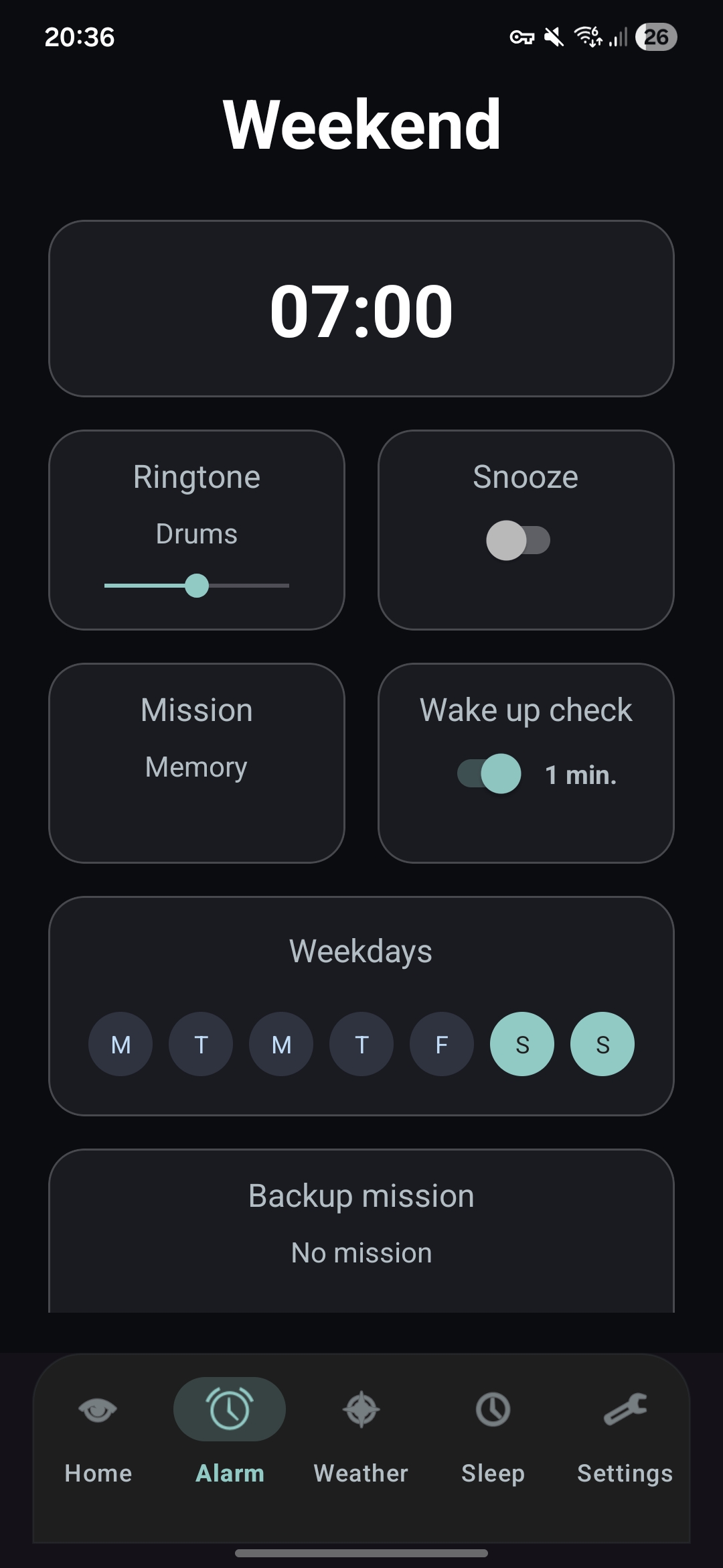 Alarm-Creation